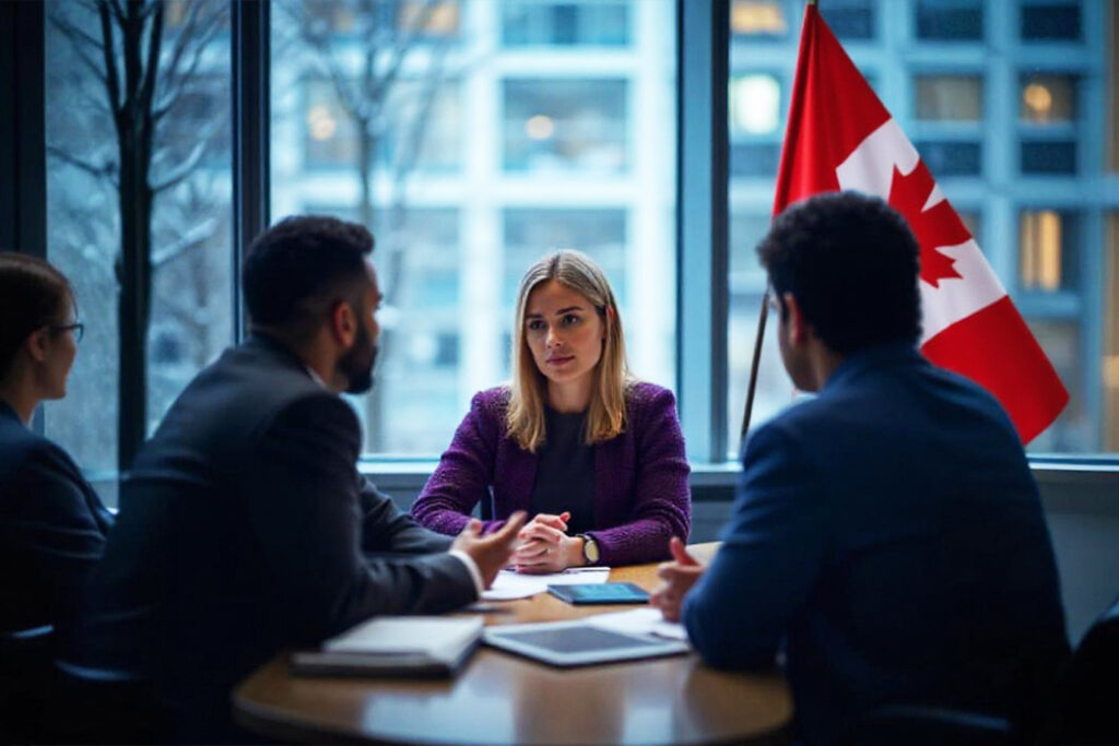 Business team canada